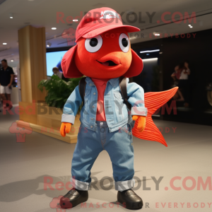 Mascot karakter van een...