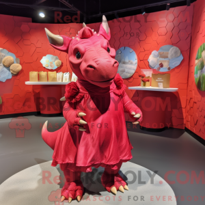 Mascot character of a Red...