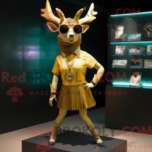 Maskottchen eines goldenen...