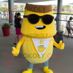 Cytrynowożółta postać w...