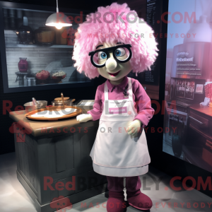 Maskotkarakter z Pink...