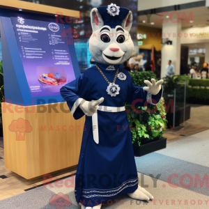 Maskotkarakter av en Navy...