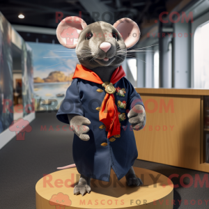 Mascottefiguur van een...