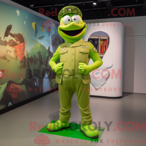 Mascot character of a Lime...