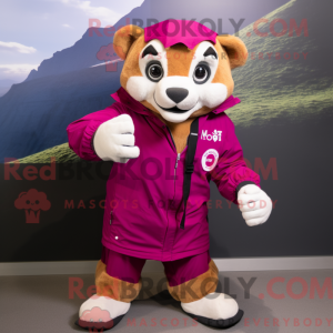 Mascot karakter van een...