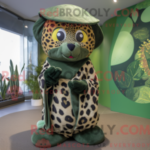 Maskot-karakter av en Olive...