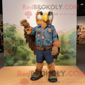 Maskot-karakter av en Olive...