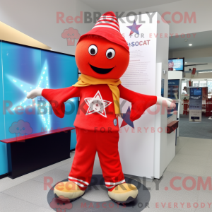 Mascot character of a Red...