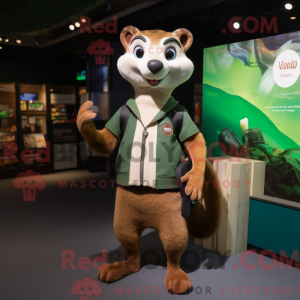 Mascot character of a Olive...