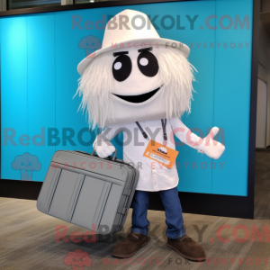Mascot character of a White...