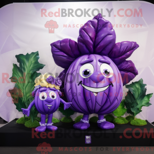 Postava maskota Purple...