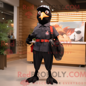 Mascot character of a Black...