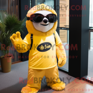 Mascottekarakter van een...