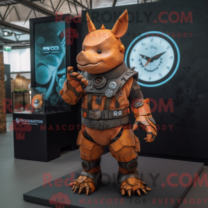Mascot karakter van een...