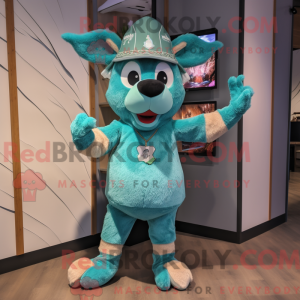 Mascottefiguur van een...