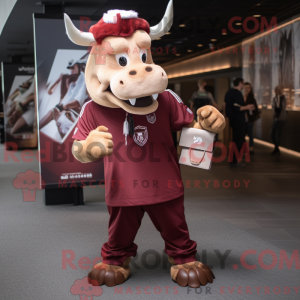 Postava maskota Maroon Zebu...