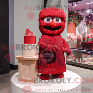 Mascot character of a Red...