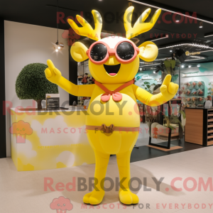 Mascottefiguur van een...