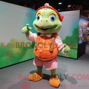 Mascottefiguur van een...