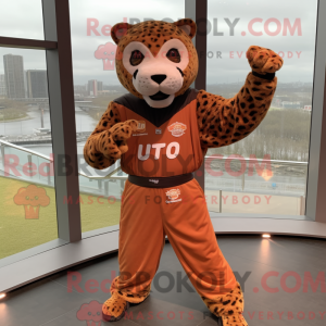 Mascottefiguur van een...