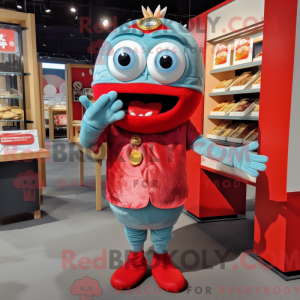 Mascot character of a Red...