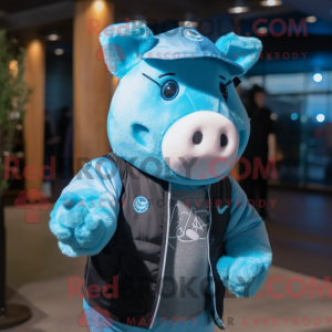 Personnage mascotte d un...