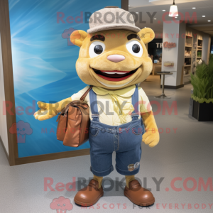 Postava maskota zlatého...