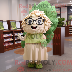 Mascottefiguur van een...