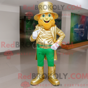 Maskottchen eines goldenen...