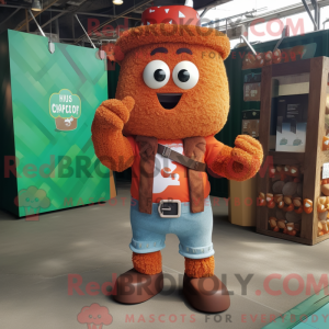 Mascot karakter van een...
