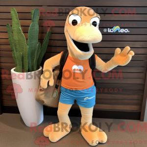 Mascot karakter van een...