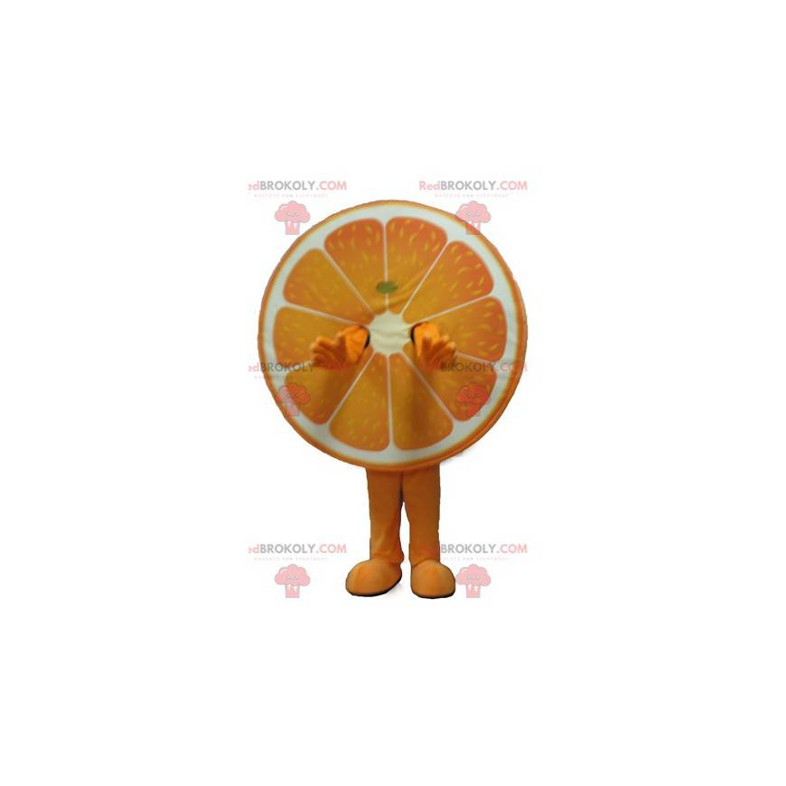 Mascotte gigante di agrumi arancione - Redbrokoly.com