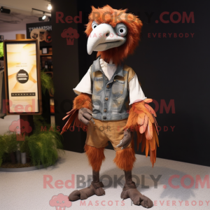 Mascot character of a Rust...