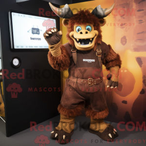 Mascot character of a Rust...
