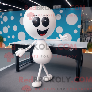 Mascot character of a White...
