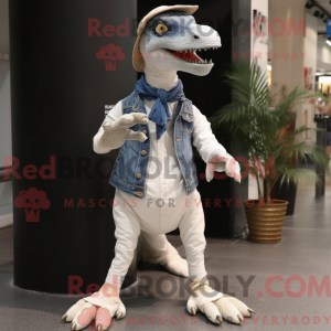 Mascot character of a White...