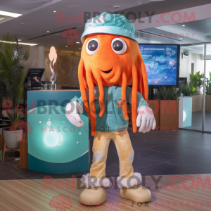 Mascot character of a Rust...
