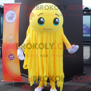 Mascot character of a Lemon...