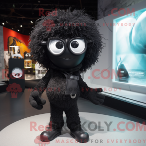 Mascot character of a Black...