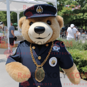 Personaje mascota de un oso...