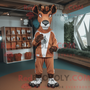 Mascot character of a Rust...