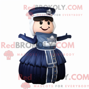 Maskotkarakter af en Navy...