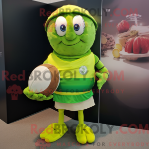Mascot character of a Lime...