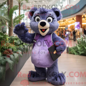 Personnage mascotte d ours...