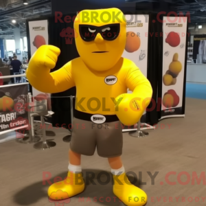 Personagem de máscara de um...