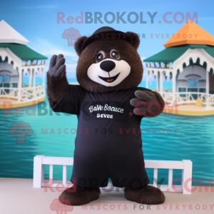 Mascot character of a Black...