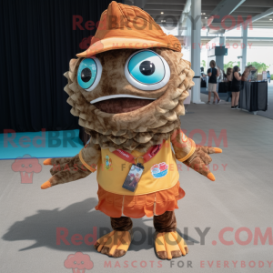 Mascot karakter van een...