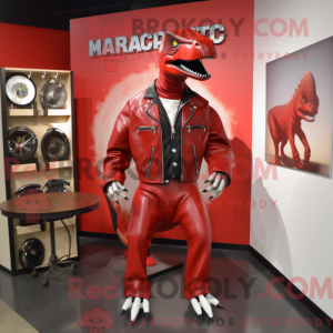 Mascot character of a Red...