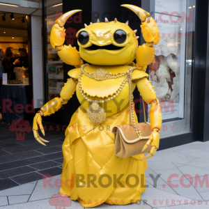 Maskotkarakter af en Gold...
