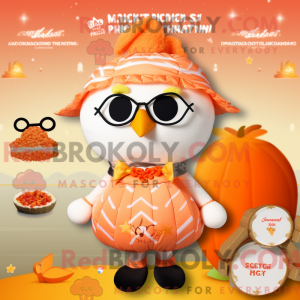 Mascot character of a Peach...
